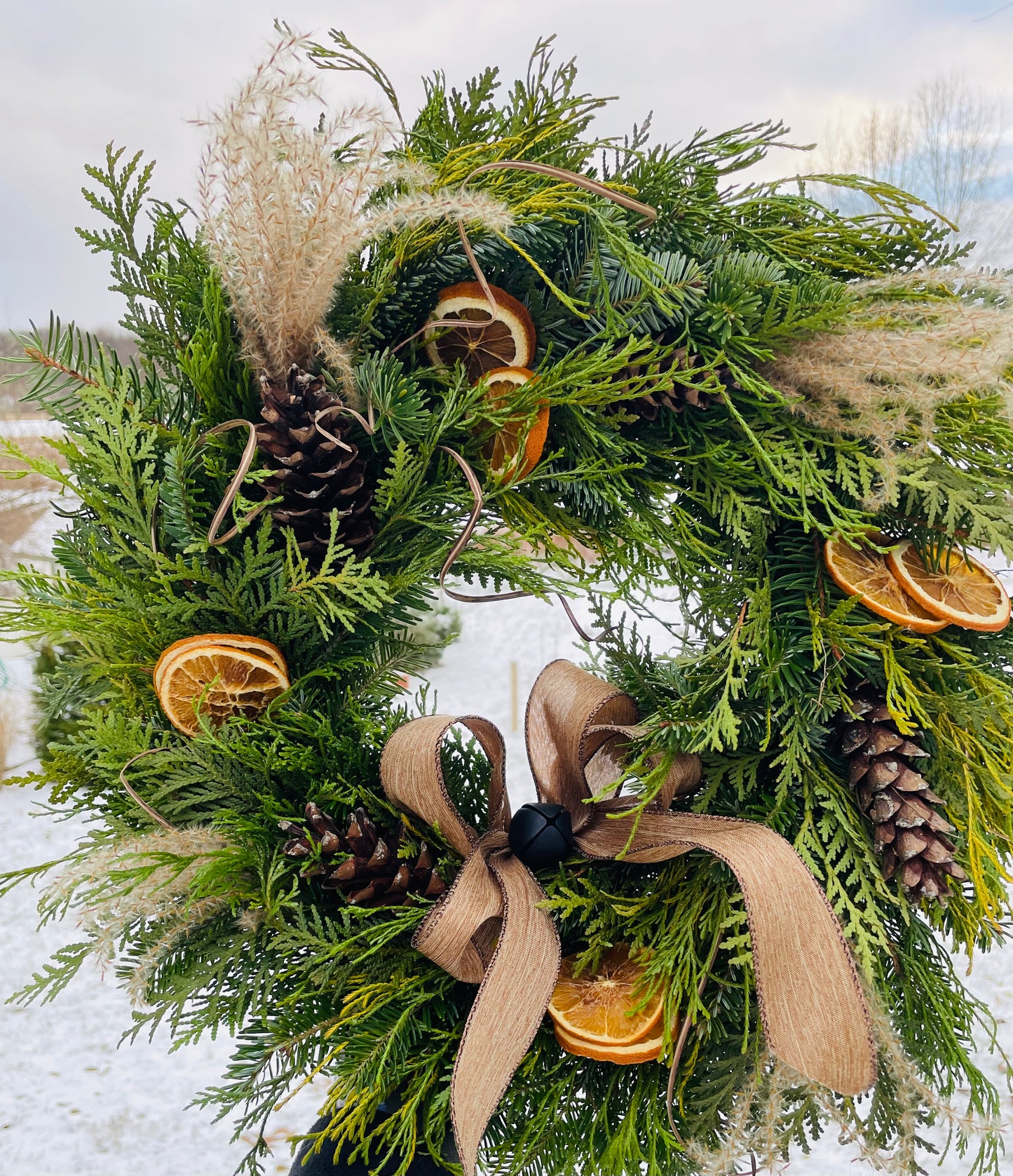 Special Order Large Holiday Wreath, Traditional Style