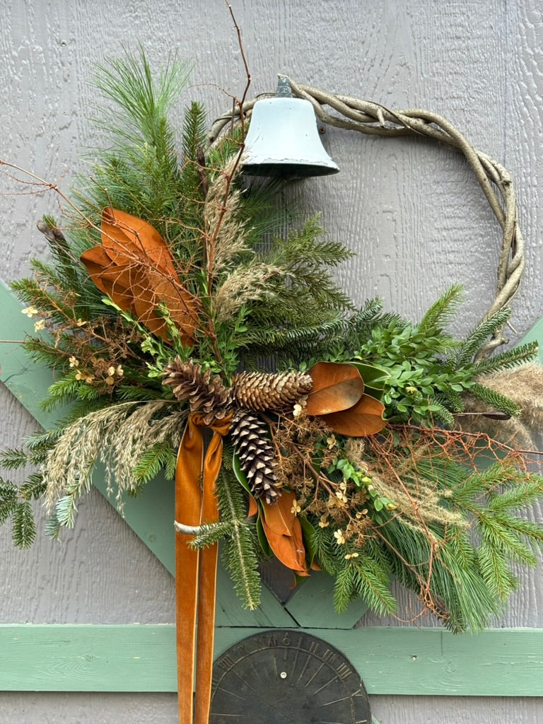 Special Order Large Holiday Wreath, Natural Style