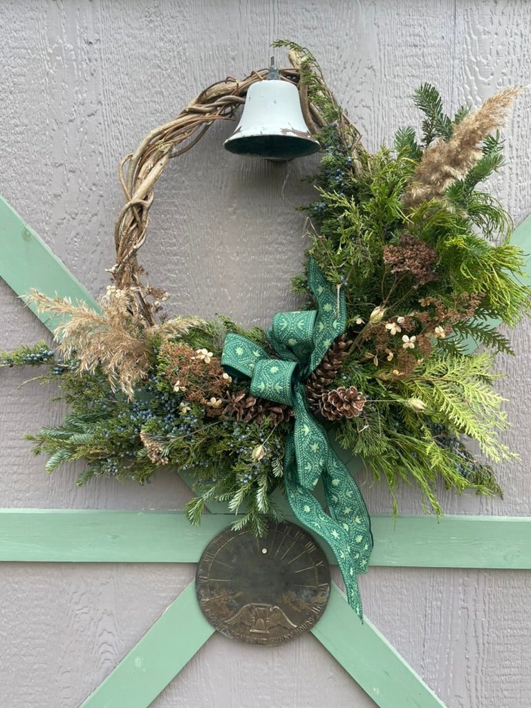 Special Order Large Holiday Wreath, Natural Style